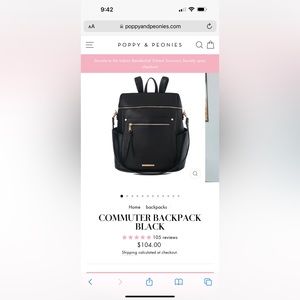Poppy & Peonies Commuter Backpack